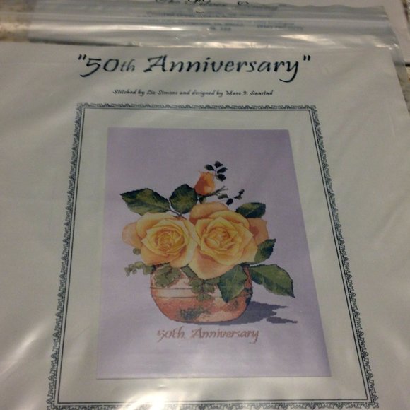 Cross Stitch charts / guides bundle - Yellow Roses, etc. - Picture 3 of 10